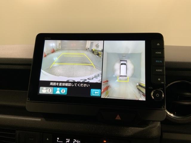 N-BOXカスタム ターボ HSENSING 新車保証 試乗車 ワンオ-ナ- イモビライザー 1オナ 衝突被害軽減 キーフリー ESC パワステ DVD再生 両席エアバック サイドエアバッグ ターボ車 USB接続 スマキー(7枚目)