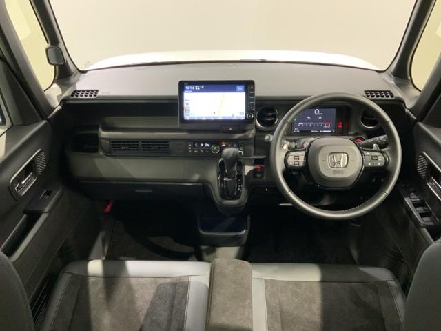 N-BOXカスタム ターボ HSENSING 新車保証 試乗車 ワンオ-ナ- イモビライザー 1オナ 衝突被害軽減 キーフリー ESC パワステ DVD再生 両席エアバック サイドエアバッグ ターボ車 USB接続 スマキー(9枚目)