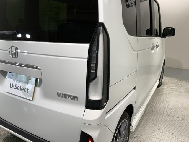 N-BOXカスタム ターボ HSENSING 新車保証 試乗車 ワンオ-ナ- イモビライザー 1オナ 衝突被害軽減 キーフリー ESC パワステ DVD再生 両席エアバック サイドエアバッグ ターボ車 USB接続 スマキー(45枚目)