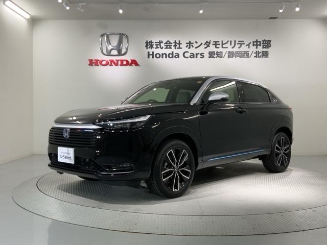 ヴェゼル e:HEVZ・PLaYパッケージ HSENSING 2ト-ン 新車保証 試乗車 オートクルーズコントロール ワンオーナー LEDヘッド USB 電動テールゲート 衝突被害軽減システム リヤカメラ フルセグテレビ 横滑り防止装置 ETC(46枚目)
