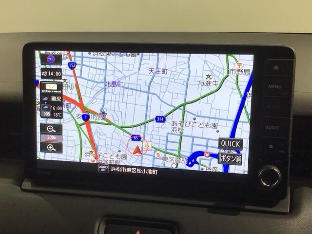 ヴェゼル ｅ：ＨＥＶＺ　Ｈ　ＳＥＮＳＩＮＧ　最長５年保証　ワンオーナー　ナビＶＸＵ－２１５ＶＺＩ　ＴＶ　Ｒカメラ　ＣＤ録音　ＢＴオ－ディオ　ＤＶＤ　ＥＴＣ　ＬＥＤライト　ＶＳＡ　シートヒーター　クルコン　Ｐテールゲート（6枚目）