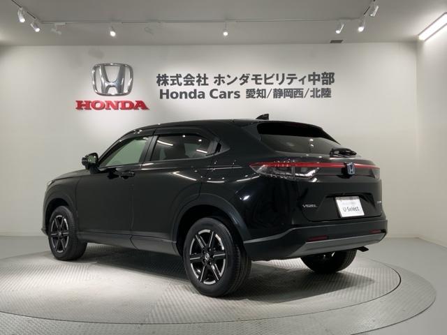 ヴェゼル ｅ：ＨＥＶＸ　Ｈ　ＳＥＮＳＩＮＧ　最長５年保証　ワンオ－ナ－　ナビＶＸＭ－２１５ＶＦＥｉ　ＴＶ　Ｒカメラ　ＢＴオ－ディオ　ＤＶＤ　ドラレコ　ＥＴＣ　ＬＥＤライト　ＶＳＡ　クルコン　アルミ　スマ－トキ－　盗難防止装置（48枚目）