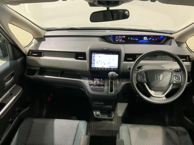 フリード＋ Ｇ・ホンダセンシング　異臭大　最長５年保証　ワンオ－ナ－　ナビＶＸＭ－１９７ＶＦＮｉ　ＴＶ　Ｒカメラ　ＣＤ録音　ＢＴオ－ディオ　ＤＶＤ　ＥＴＣ　両側電動ドア　ＶＳＡ　クルコン　スマ－トキ－　盗難防止装置　整備記録簿　ＡＡＣ（8枚目）