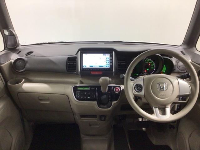 Ｎ－ＢＯＸ Ｇ・Ｌパッケージ　１年保証　ワンオ－ナ－　ナビＶＸＭ－１２２ＶＦｉ　ＴＶ　ＣＤ録音　ＢＴオ－ディオ　ＤＶＤ　ＥＴＣ　ＶＳＡ　アルミ　スマ－トキ－　盗難防止装置　整備記録簿　ＡＡＣ　スペアキ－　ドアバイザ－　ベンチシ－ト（6枚目）
