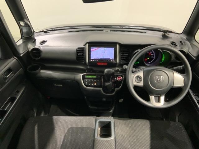 Ｎ－ＢＯＸ ＧＳＳパッケージ　あんしんＰＫＧ　１年保証　ナビ　ＴＶ　ＣＤ録音　ＢＴオ－ディオ　ＤＶＤ　ＥＴＣ　両側電動ドア　ＶＳＡ　アルミ　スマ－トキ－　スペアキ－　盗難防止装置　整備記録簿　ベンチシ－ト　ＡＡＣ　Ｗエアバッグ（7枚目）