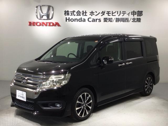 ステップワゴンスパーダ Ｚクールスピリット　１年保証　ワンオ－ナ－　ナビＶＸＭ－１３５ＶＦＮＩ　ＴＶ　Ｒカメラ　ＣＤ録音　ＤＶＤ　ＥＴＣ　ＨＩＤ　フォグライト　ＶＳＡ　両側電動ドア　クルコン　アルミ　スマ－トキ－　盗難防止装置　整備記録簿（42枚目）