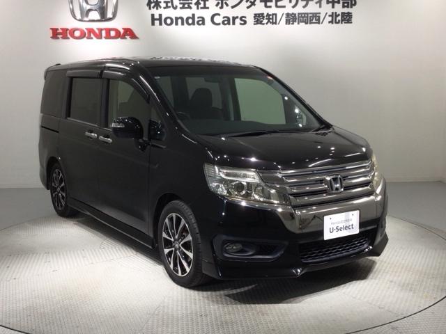 ステップワゴンスパーダ Ｚクールスピリット　１年保証　ワンオ－ナ－　ナビＶＸＭ－１３５ＶＦＮＩ　ＴＶ　Ｒカメラ　ＣＤ録音　ＤＶＤ　ＥＴＣ　ＨＩＤ　フォグライト　ＶＳＡ　両側電動ドア　クルコン　アルミ　スマ－トキ－　盗難防止装置　整備記録簿（48枚目）