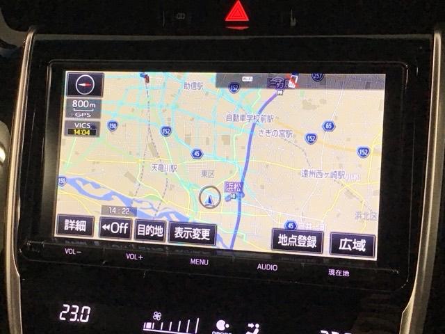 ハリアー プレミアム　１年保証ワンオーナー純正ナビＴＶ　カーテンエアバッグ　クルーズＣ　記録簿あり　Ｂカメラ　電動パワーシート　ＬＥＤライト　横滑り防止機能　オートエアコン　エアバッグ　ＤＶＤ再生可　ナビ＆ＴＶ　キーレス（3枚目）