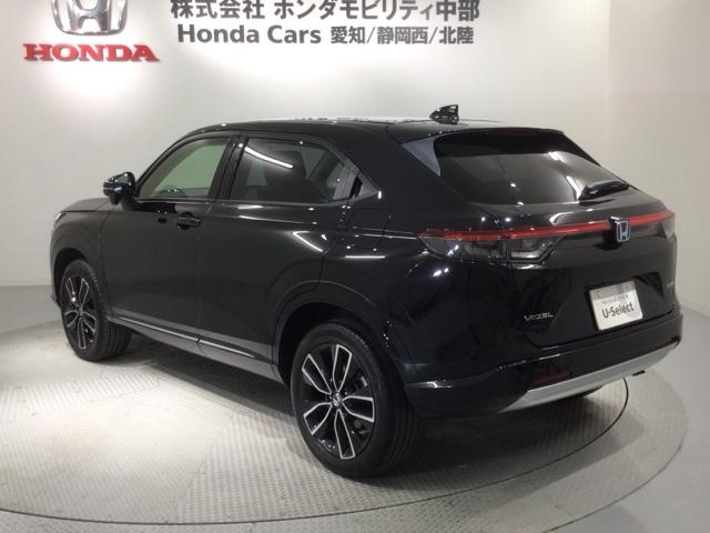 ヴェゼル ｅ：ＨＥＶＺ　Ｈ　ＳＥＮＳＩＮＧ　最長５年保証　ワンオ－ナ－　純正ナビ　ＴＶ　Ｒカメラ　ＢＴオ－ディオ　ＥＴＣ　ＬＥＤライト　ＶＳＡ　シ－トヒ－タ－　クルコン　アルミ　スマ－トキ－　盗難防止装置　整備記録簿　ＡＡＣ（48枚目）