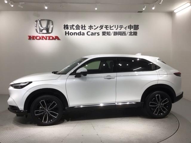 ヴェゼル ｅ：ＨＥＶＺ　Ｈ　ＳＥＮＳＩＮＧ　最長５年保証　ワンオ－ナ－　ナビＶＸＭ－２３５Ｃｉ　Ｒカメラ　ＢＴオ－ディオ　ＥＴＣ　ＬＥＤライト　ＶＳＡ　シ－トヒ－タ－　クルコン　アルミ　スマ－トキ－　盗難防止装置　整備記録簿（47枚目）