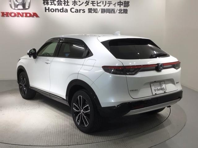 ヴェゼル ｅ：ＨＥＶＺ　Ｈ　ＳＥＮＳＩＮＧ　最長５年保証　ワンオ－ナ－　ナビＶＸＭ－２３５Ｃｉ　Ｒカメラ　ＢＴオ－ディオ　ＥＴＣ　ＬＥＤライト　ＶＳＡ　シ－トヒ－タ－　クルコン　アルミ　スマ－トキ－　盗難防止装置　整備記録簿（48枚目）