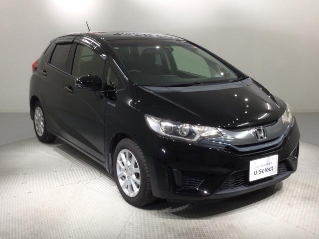 フィットハイブリッド Ｌパッケージ　あんしんＰＫＧ　１年保証　ワンオ－ナ－　ナビＶＸＭ－１４５ＶＦｉ　ＴＶ　ＣＤ録音　ＤＶＤ　ＥＴＣ　ＬＥＤライト　ＶＳＡクルコン　アルミ　スマ－トキ－　スペアキ－　盗難防止装置　整備記録簿　ドアバイザ－（52枚目）