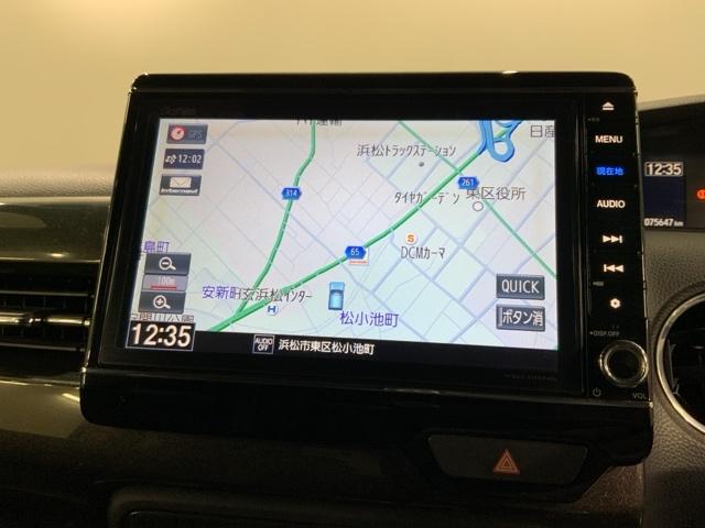 Ｎ－ＢＯＸカスタム Ｇ・Ｌターボホンダセンシング　タバコ臭有り　最長５年保証　ナビＶＸＭ－１９５ＮＢｉ　ＴＶ　Ｒカメラ　ＣＤ録音　ＢＴオ－ディオ　ＤＶＤ　ＥＴＣ　ＬＥＤライト　両側電動ドア　ＶＳＡ　クルコン　アルミ　スマ－トキ－　盗難防止装置　ＡＡＣ（5枚目）