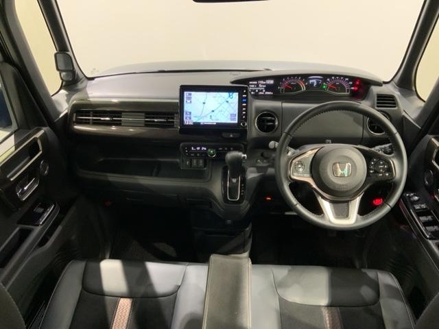 Ｎ－ＢＯＸカスタム Ｇ・Ｌターボホンダセンシング　タバコ臭有り　最長５年保証　ナビＶＸＭ－１９５ＮＢｉ　ＴＶ　Ｒカメラ　ＣＤ録音　ＢＴオ－ディオ　ＤＶＤ　ＥＴＣ　ＬＥＤライト　両側電動ドア　ＶＳＡ　クルコン　アルミ　スマ－トキ－　盗難防止装置　ＡＡＣ（8枚目）