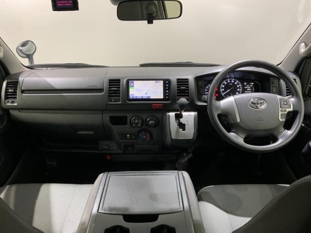 ハイエースバン ロングＤＸＧＬパッケージ　最長５年保証　ワンオ－ナ－　ナビ　ＴＶ　Ｒカメラ　ＤＶＤ　衝突軽減Ｂ　ドラレコ　ＥＴＣ　横滑り防止　キ－レス　盗難防止装置　整備記録簿　スペアキ－　ドアバイザ－　Ｗエアバッグ　エアコン　地デジ　ＡＢＳ（8枚目）