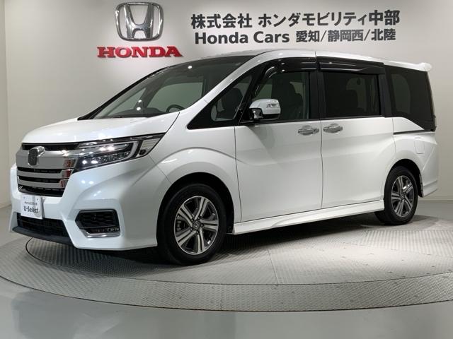 ステップワゴンスパーダ ｅ：ＨＥＶスパーダＧ・ＥＸホンダセンシング　最長５年保証　ワンオ－ナ－　ナビＶＸＵ－２１７ＳＷｉ　ＴＶ　Ｒカメラ　ＣＤ録音　ＢＴオ－ディオ　ＤＶＤ　ＥＴＣ　ＬＥＤライト　両側電動ドア　ＶＳＡ　シ－トヒ－タ－　クルコン　アルミ　スマ－トキ－（46枚目）