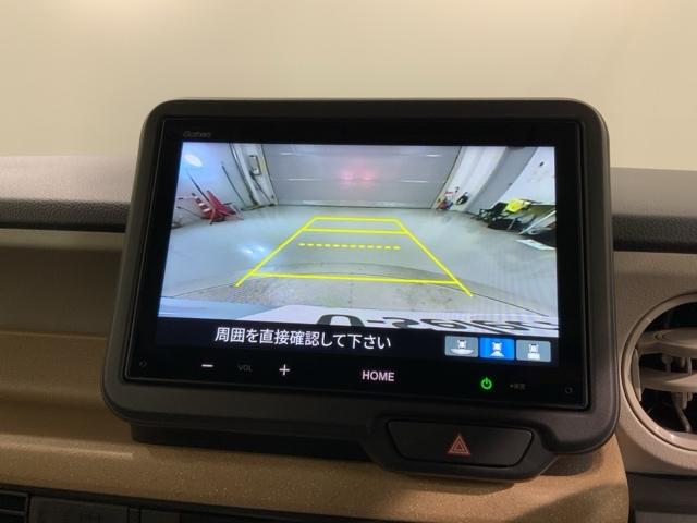 Ｎ－ＢＯＸ ファッションスタイル　Ｈ　ＳＥＮＳＩＮＧ　２ト－ン　新車保証　ワンオ－ナ－　Ｒカメラ　ＢＴオ－ディオ　シ－トヒ－タ－　ＥＴＣ　ＬＥＤライト　ＶＳＡ　クルコン　スマ－トキ－　盗難防止装置　整備記録簿　ＡＡＣ　スペアキ－（6枚目）