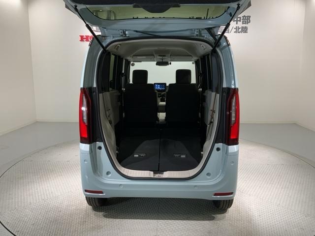 Ｎ－ＢＯＸ ファッションスタイル　Ｈ　ＳＥＮＳＩＮＧ　２ト－ン　新車保証　ワンオ－ナ－　Ｒカメラ　ＢＴオ－ディオ　シ－トヒ－タ－　ＥＴＣ　ＬＥＤライト　ＶＳＡ　クルコン　スマ－トキ－　盗難防止装置　整備記録簿　ＡＡＣ　スペアキ－（19枚目）