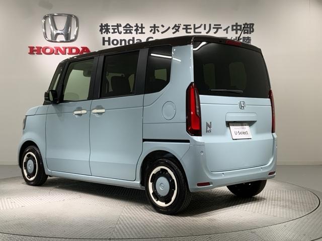 Ｎ－ＢＯＸ ファッションスタイル　Ｈ　ＳＥＮＳＩＮＧ　２ト－ン　新車保証　ワンオ－ナ－　Ｒカメラ　ＢＴオ－ディオ　シ－トヒ－タ－　ＥＴＣ　ＬＥＤライト　ＶＳＡ　クルコン　スマ－トキ－　盗難防止装置　整備記録簿　ＡＡＣ　スペアキ－（48枚目）