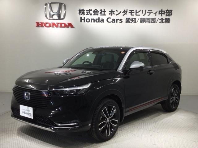 ヴェゼル e:HEVPLaY HSENSING サンル-フ 最長5年保証 ワンオーナー 純正ナビ TV Rカメラ マルチビュ- BTオーディオ ドラレコ ETC LEDライト フォグライト VSA シ-トヒ-タ- アルミ ABS(46枚目)