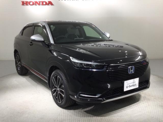 ヴェゼル e:HEVPLaY HSENSING サンル-フ 最長5年保証 ワンオーナー 純正ナビ TV Rカメラ マルチビュ- BTオーディオ ドラレコ ETC LEDライト フォグライト VSA シ-トヒ-タ- アルミ ABS(52枚目)