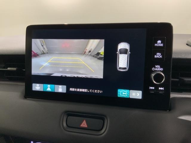 ヴェゼル ｅ：ＨＥＶＸ　Ｈ　ＳＥＮＳＩＮＧ　最長５年保証　ワンオ－ナ－　純正ナビＴＶ　Ｒカメラ　ＢＴオ－ディオ　ＥＴＣ　ＬＥＤライト　ＶＳＡ　クルコン　アルミ　スマ－トキ－　スペアキ－　盗難防止装置　整備記録簿　ドアバイザ－（6枚目）