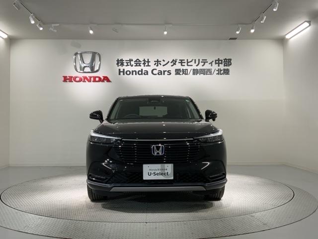 ヴェゼル ｅ：ＨＥＶＸ　Ｈ　ＳＥＮＳＩＮＧ　最長５年保証　ワンオ－ナ－　純正ナビＴＶ　Ｒカメラ　ＢＴオ－ディオ　ＥＴＣ　ＬＥＤライト　ＶＳＡ　クルコン　アルミ　スマ－トキ－　スペアキ－　盗難防止装置　整備記録簿　ドアバイザ－（53枚目）