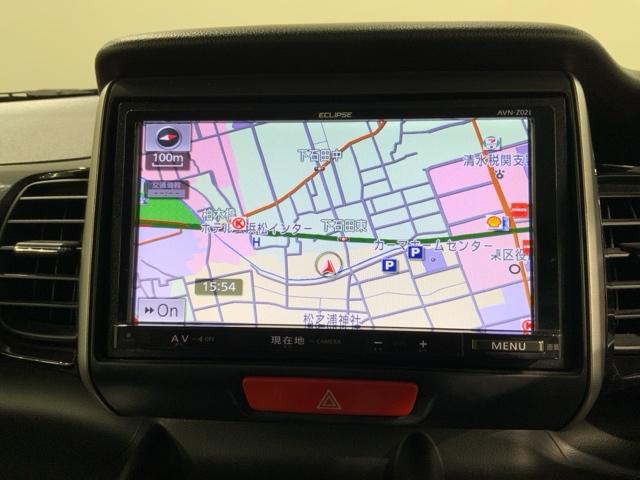 Ｎ－ＢＯＸカスタム Ｇ・Ｌパッケージ　保証付　ワンオ－ナ－　ナビ　ＴＶ　Ｒカメラ　ＤＶＤ　ＨＩＤ　両側電動ドア　ＶＳＡ　アルミ　スマ－トキ－　盗難防止装置　整備記録簿　ＡＡＣ　ドアバイザ－　ベンチシ－ト　Ｗエアバッグ　左右パワースライド（5枚目）