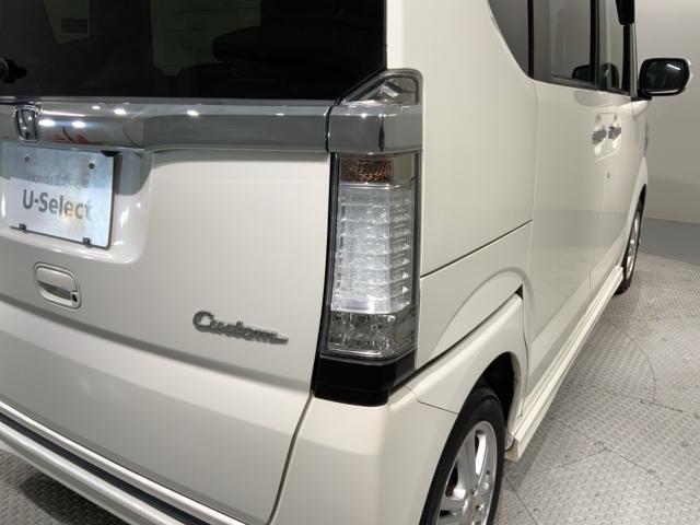Ｎ－ＢＯＸカスタム Ｇ・Ｌパッケージ　保証付　ワンオ－ナ－　ナビ　ＴＶ　Ｒカメラ　ＤＶＤ　ＨＩＤ　両側電動ドア　ＶＳＡ　アルミ　スマ－トキ－　盗難防止装置　整備記録簿　ＡＡＣ　ドアバイザ－　ベンチシ－ト　Ｗエアバッグ　左右パワースライド（45枚目）