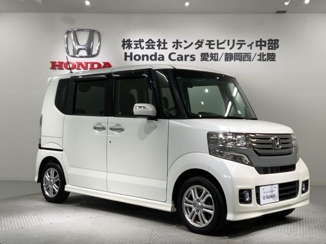 Ｎ－ＢＯＸカスタム Ｇ・Ｌパッケージ　保証付　ワンオ－ナ－　ナビ　ＴＶ　Ｒカメラ　ＤＶＤ　ＨＩＤ　両側電動ドア　ＶＳＡ　アルミ　スマ－トキ－　盗難防止装置　整備記録簿　ＡＡＣ　ドアバイザ－　ベンチシ－ト　Ｗエアバッグ　左右パワースライド（52枚目）