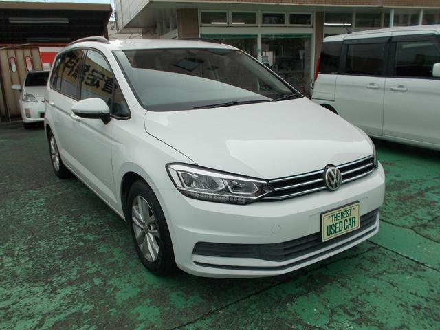 ゴルフトゥーラン TSI コンフォートライン 衝突被害軽減システム 前後ドラレコ LEDオート 純正ナビ フルセグTV バックカメラ ブルートゥース ETC2.0 DVD CDステレオ 純正アルミホイール 7人乗り 禁煙車(3枚目)