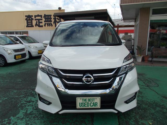 セレナ ハイウェイスター プロパイロットエディション スマートキー・純正ナビ・Bカメラ・フルセグ・走行中テレビ視聴可・ブルートゥース・DVD CD・ETC・両側ハンズフリーパワースライドド・ドラレコ・レーダークルーズコントロール・オートライト・禁煙車(2枚目)