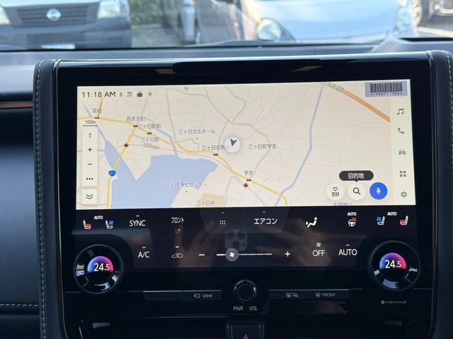 アルファード Z 純正ナビ Bluetooth HDMI ETC2.0 13.2インチフリップダウンモニター 左右独立ムーンルーフ スペアタイヤ フロアマット カラーヘッドアップディスプレイ 7人乗り 禁煙車(11枚目)