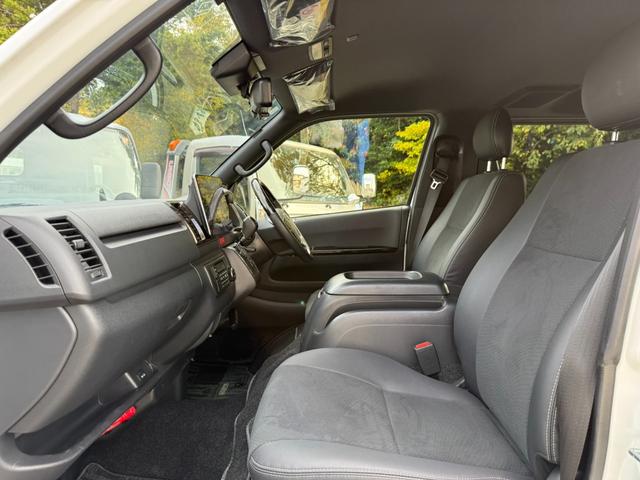 ハイエースバン スーパーGL ダークプライムII アルパインBIGXフローティングナビ Bluetooth Apple Car Play TRDエアロ(F,S,R) 全方位カメラ 両側電動パワースライドドア ベッドキット デジタルインナーミラー(67枚目)