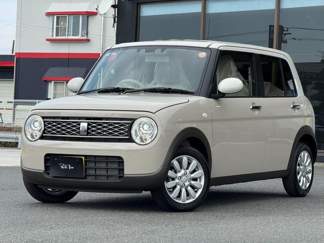 アルトラパン Ｘ　届出済未使用車　純正アルミ　スマートキー×２　新車保証書　取扱説明書　アイドリングストップ　電動格納ミラー　禁煙車　ＬＥＤヘッドライト　シートヒーター（2枚目）
