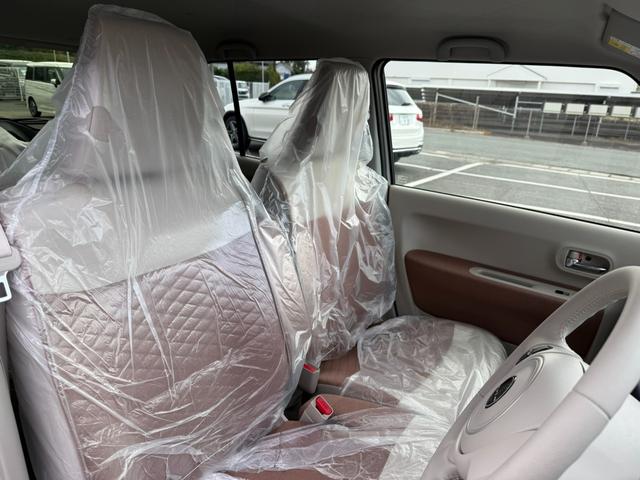 アルトラパン Ｘ　届出済未使用車　純正アルミ　スマートキー×２　新車保証書　取扱説明書　アイドリングストップ　電動格納ミラー　禁煙車　ＬＥＤヘッドライト　シートヒーター（7枚目）