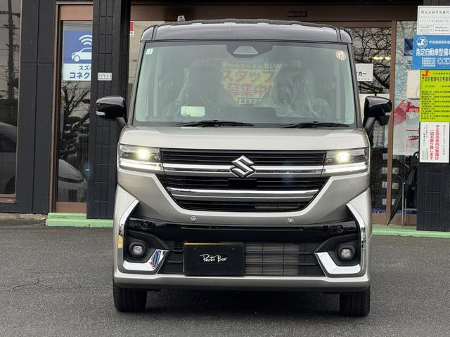 スペーシアカスタム ハイブリッドＸＳターボ　ハイブリッドＸＳターボ　フロアマット　ツートンカラー　両側電動パワースライドドア　ステアリングヒーター　前席両側シートヒーター　サーキュレーター　ＵＳＢ充電　スマートキー×２　届出済未使用車　禁煙車（22枚目）