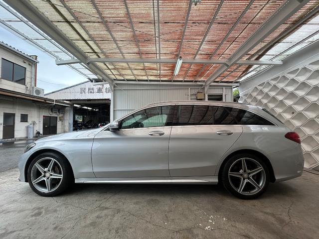 Ｃクラスステーションワゴン Ｃ２００　ステーションワゴン　スポーツ本革仕様　セーフティＡＣＣ　ステアリングパイロット　クランベリーレッドレザーシート　ＡＭＧエアロ　パワートランク　禁煙車　純正ナビＴＶ　ブルートゥース　バックカメラ　クリアランスソナー　ＢＳＭ　正規ディーラー車（12枚目）