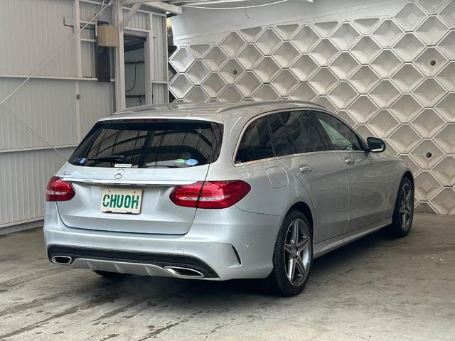 Ｃクラスステーションワゴン Ｃ２００　ステーションワゴン　スポーツ本革仕様　セーフティＡＣＣ　ステアリングパイロット　クランベリーレッドレザーシート　ＡＭＧエアロ　パワートランク　禁煙車　純正ナビＴＶ　ブルートゥース　バックカメラ　クリアランスソナー　ＢＳＭ　正規ディーラー車（15枚目）