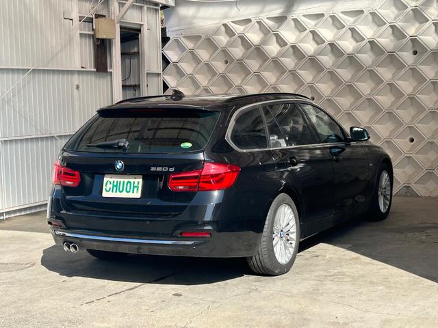 ３シリーズ ３２０ｄツーリング　ラグジュアリー　後期最終型　クリーンディーゼル　セーフティＡＣＣ　ブラックレザーシート　禁煙車　ハンズフリー電動トランク　純正ナビＢＴ　バックカメラ　ＬＫＡ　ＢＳＭ　ＬＥＤライト　正規ディーラー車（11枚目）