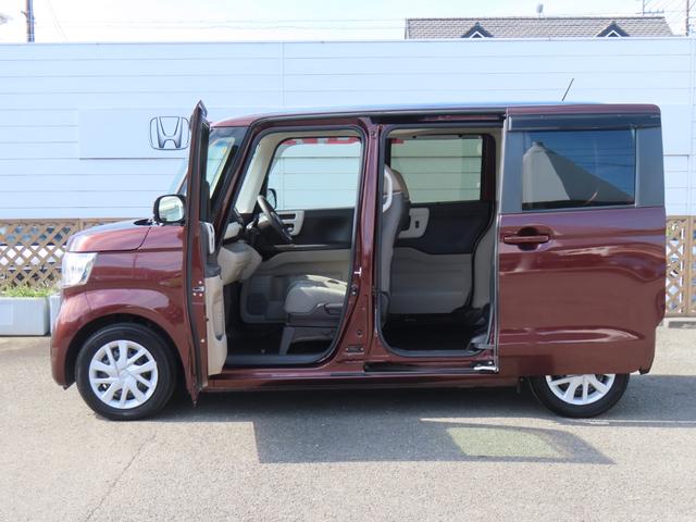 N-BOX G・Lホンダセンシング ワンオーナー車 純正メモリーナビ フルセグテレビ バックカメラ シートヒーター ETC車載器 ホンダセンシング W電動ドア レーダブレーキ Sヒータ Aストップ カーテンエアバック ESC バックM(4枚目)