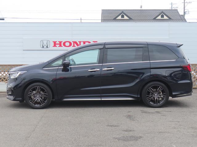 オデッセイハイブリッド e:HEVアブソルート・EX ワンオーナー車 純正10インチナビ フルセグテレビ バックカメラ シートヒーター ETC車載器 ホンダセンシング 電動Rゲート LEDライト シ-トヒ-タ- 両側PSD オートライト DVD再生機能(3枚目)