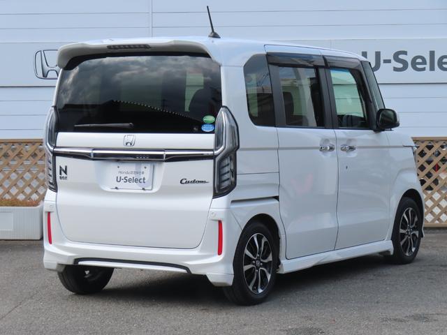 Ｎ－ＢＯＸカスタム Ｇ・Ｌホンダセンシング　ワンオーナー車　純正メモリーナビ　フルセグテレビ　バックカメラ　ＥＴＣ車載器　ホンダセンシング　地デジＴＶ　サイドカメラ　助手席エアバッグ　キーレス　スマ－トキ－　リアカメラ　ナビＴＶ　前車追従機能（2枚目）