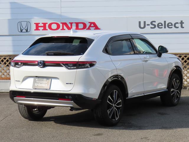 ヴェゼル e:HEVZ ワンオーナー車 コネクトディスプレイ フルセグテレビ バックカメラ シートヒーター ETC車載器 ホンダセンシング 衝突回避支援ブレーキ機能 パノラミックビューモニター 1オナ スマキ Pトランク(2枚目)