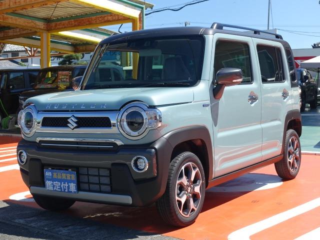 ハスラー ＪスタイルＩＩ　特別仕様車　専用フロントメッキグリル　ルーフレール　エンジンフードエンブレム　ＵＶ＆ＩＲカットガラス　ナノイーＸフルオートエアコン　スマートキー　ＬＥＤライト　シートヒーター　届出済未使用車（4枚目）