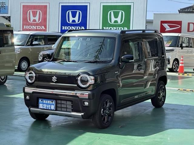 ハスラー タフワイルド　純正ドアバイザー付　タフワイルド専用エクステリア＆インテリア　スズキセーフティサポート　アダプティブクルーズコントロール　ＬＥＤヘッド＆フォグランプ　運転席・助手席シートヒーター　届出済未使用車（4枚目）