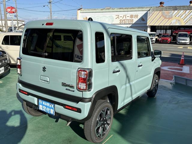 ハスラー ハイブリッドＸ　新型　スズキセーフティサポート　ＬＥＤヘッドランプ　アダプティブクルーズコントロール　マイルドハイブリッド　シートヒーター　キーレスプッシュスタート　１５インチＡＷ　本革巻ステアリング　届出済未使用車（11枚目）