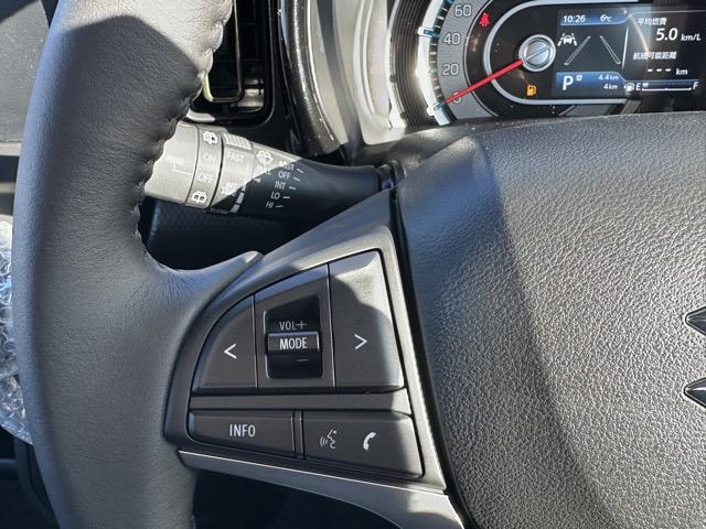 ハスラー ハイブリッドＸ　新型　スズキセーフティサポート　ＬＥＤヘッドランプ　アダプティブクルーズコントロール　マイルドハイブリッド　シートヒーター　キーレスプッシュスタート　１５インチＡＷ　本革巻ステアリング　届出済未使用車（22枚目）