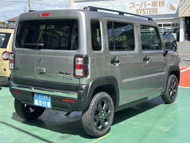 ハスラー タフワイルドターボ　セーフティサポート　アダプティブクルーズコントロール　ＬＥＤヘッドランプ　本革巻ステアリング　パドルシフト　ＵＳＢ電源ソケット　シートヒーター　パーソナルテーブル　ファブリックシート　届出済未使用車（13枚目）