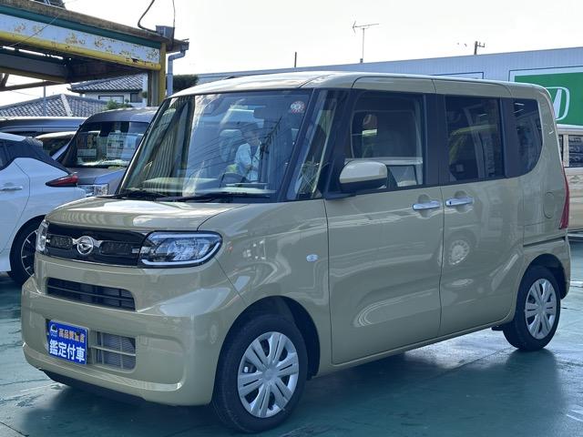 タント Ｘリミテッド　９インチスマホ連携ディスプレイオーディオ　両側パワースライドドア　スマートアシスト　ＬＥＤヘッドランプ　電動パーキングブレーキ　運転席・助手席シートヒーター　シートバックテーブル　届出済未使用車（4枚目）